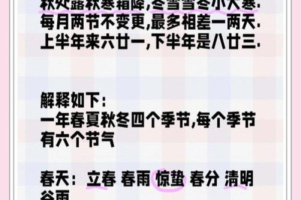 节日与四季：通过中国节日表看四季变换