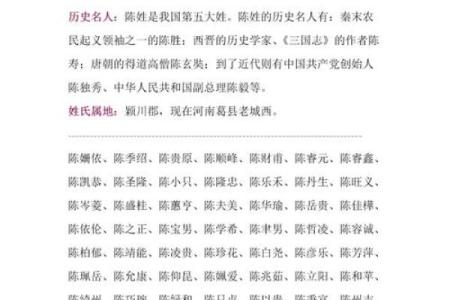 从命理角度看陈字,命运究竟如何反转