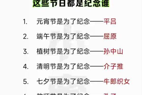 每个节日背后的民俗传说，你知道多少？