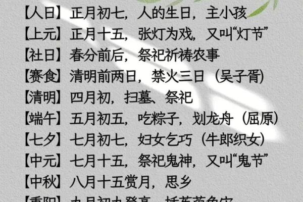 古代节日中的天文现象与岁时安排