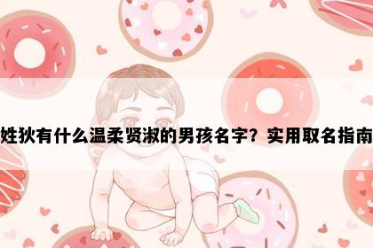 姓狄有什么温柔贤淑的男孩名字？实用取名指南