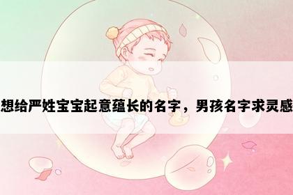想给严姓宝宝起意蕴长的名字，男孩名字求灵感