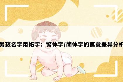 男孩名字用拓字：繁体字/简体字的寓意差异分析