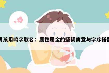 男孩用鸣字取名：属性属金的坚韧寓意与字序搭配